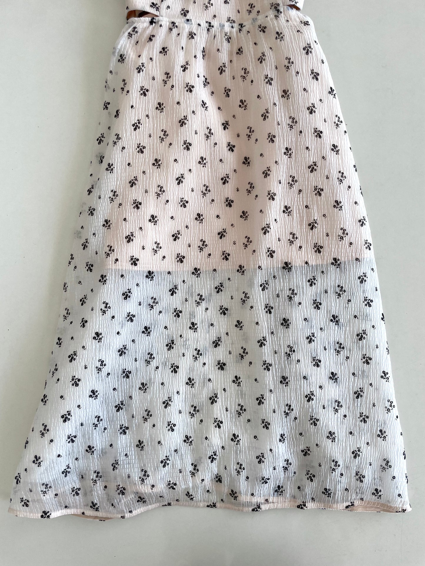 Organza Cutout Dress-Bust 32