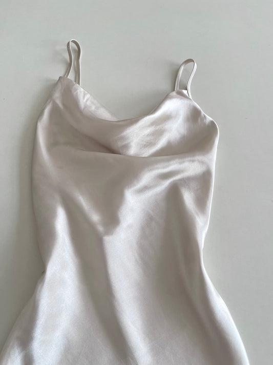 Satin Cowl Neck Dress-Bust 32 to 34