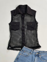 Load image into Gallery viewer, Fishnet Top-Bust 32 to 34