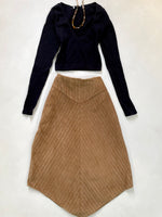 Load image into Gallery viewer, Vintage Corduroy Skirt-Waist 28