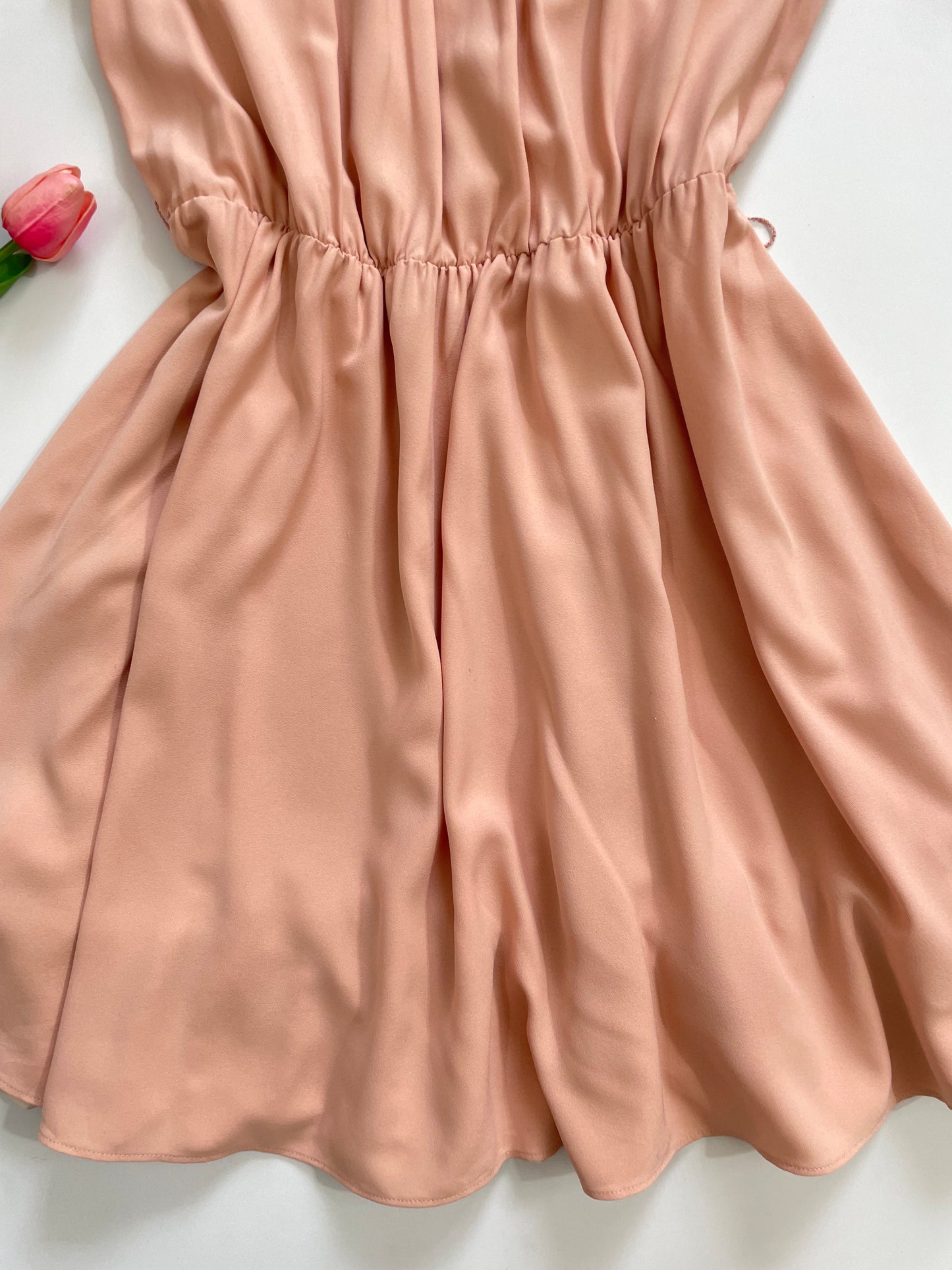 Peach Korean Dress-Bust 34