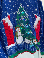 Load image into Gallery viewer, Christmas Sweater With Light Bulbs-Chest 46