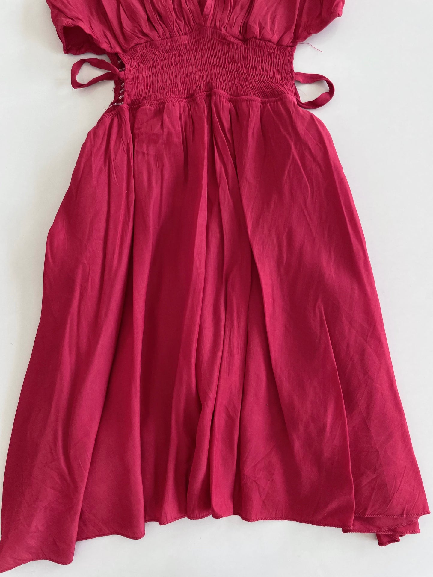 Red Cutout Dress-Bust 36 to 38