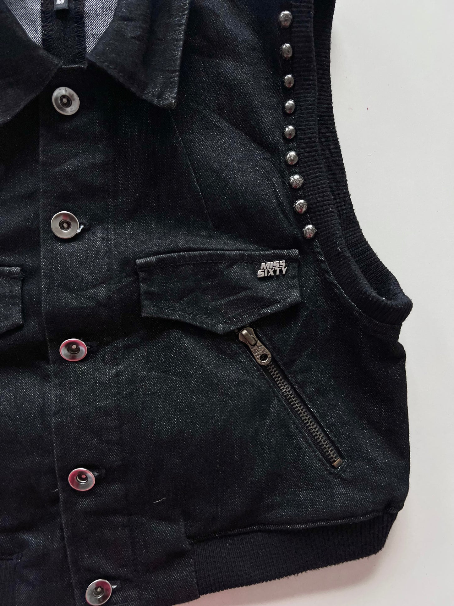 Miss Sixty Vintage Denim Top-Bust 36