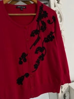 Load image into Gallery viewer, Cable & Gauge Embroidered Vintage Sweater-Bust 40