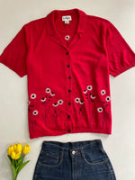 Load image into Gallery viewer, Alfred Dunner Vintage Embroidered Sweater Vest-Bust 46