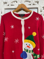 Load image into Gallery viewer, Hampshire Embroidered Christmas Sweater-Bust 42