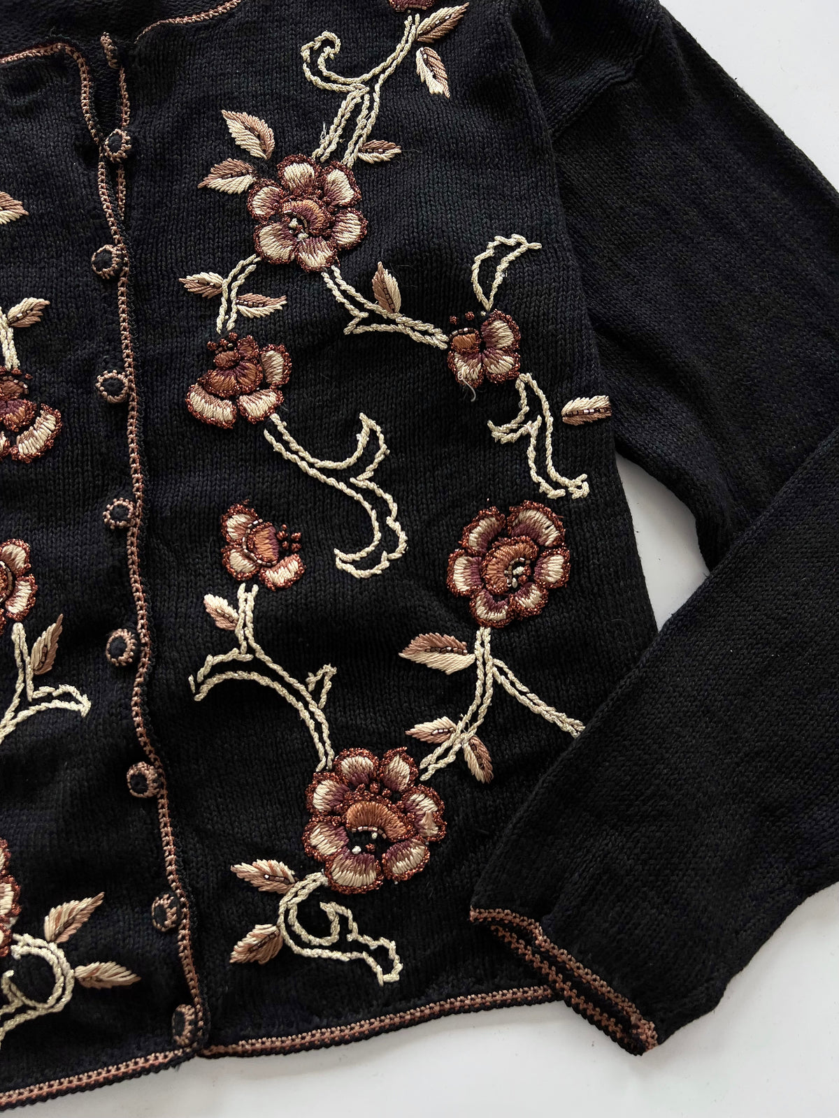 Heirloom Collectibles Embroidered Sweater-Bust 48