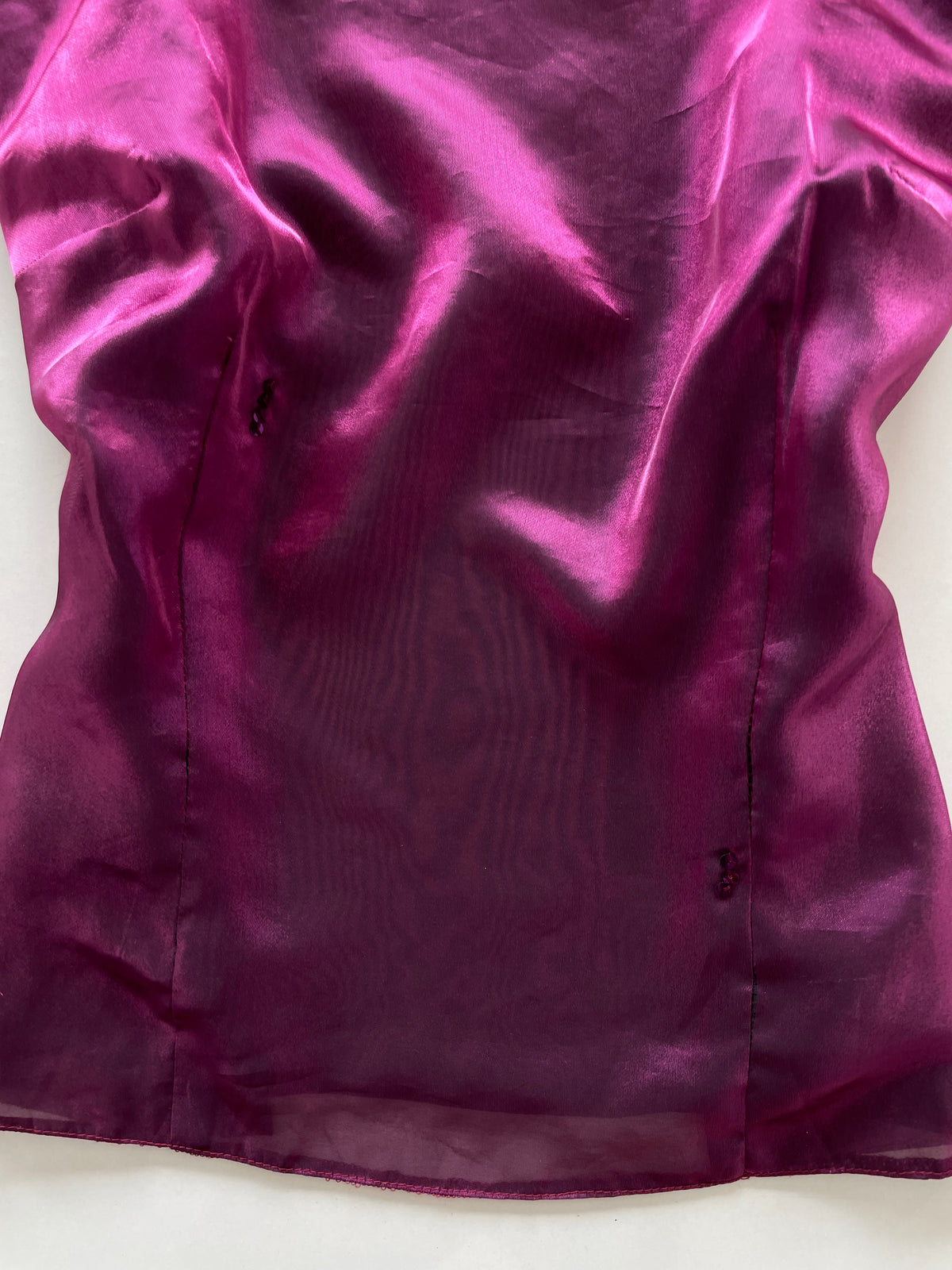 Organza Sheer Vintage Top-Bust 44