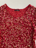 Load image into Gallery viewer, Sequin Semi Sheer Top-Bust 36 to 38