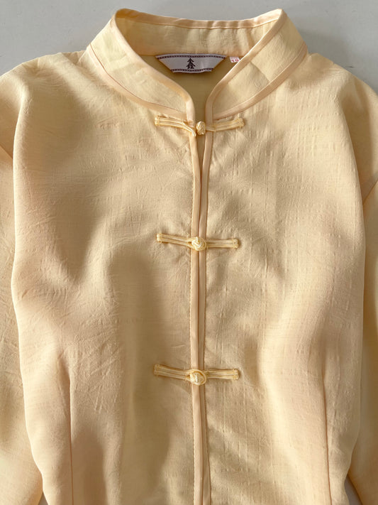 Butter Yellow Chinese Top-Bust 46