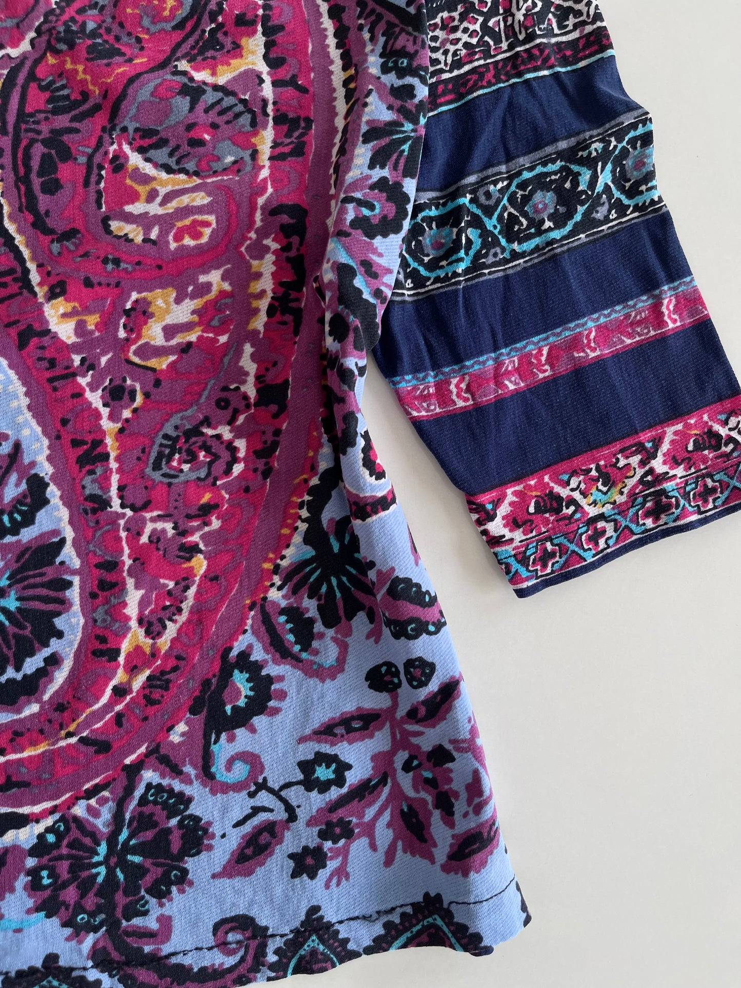 Yuppie Paisley Vintage Top-Bust 36 to 38