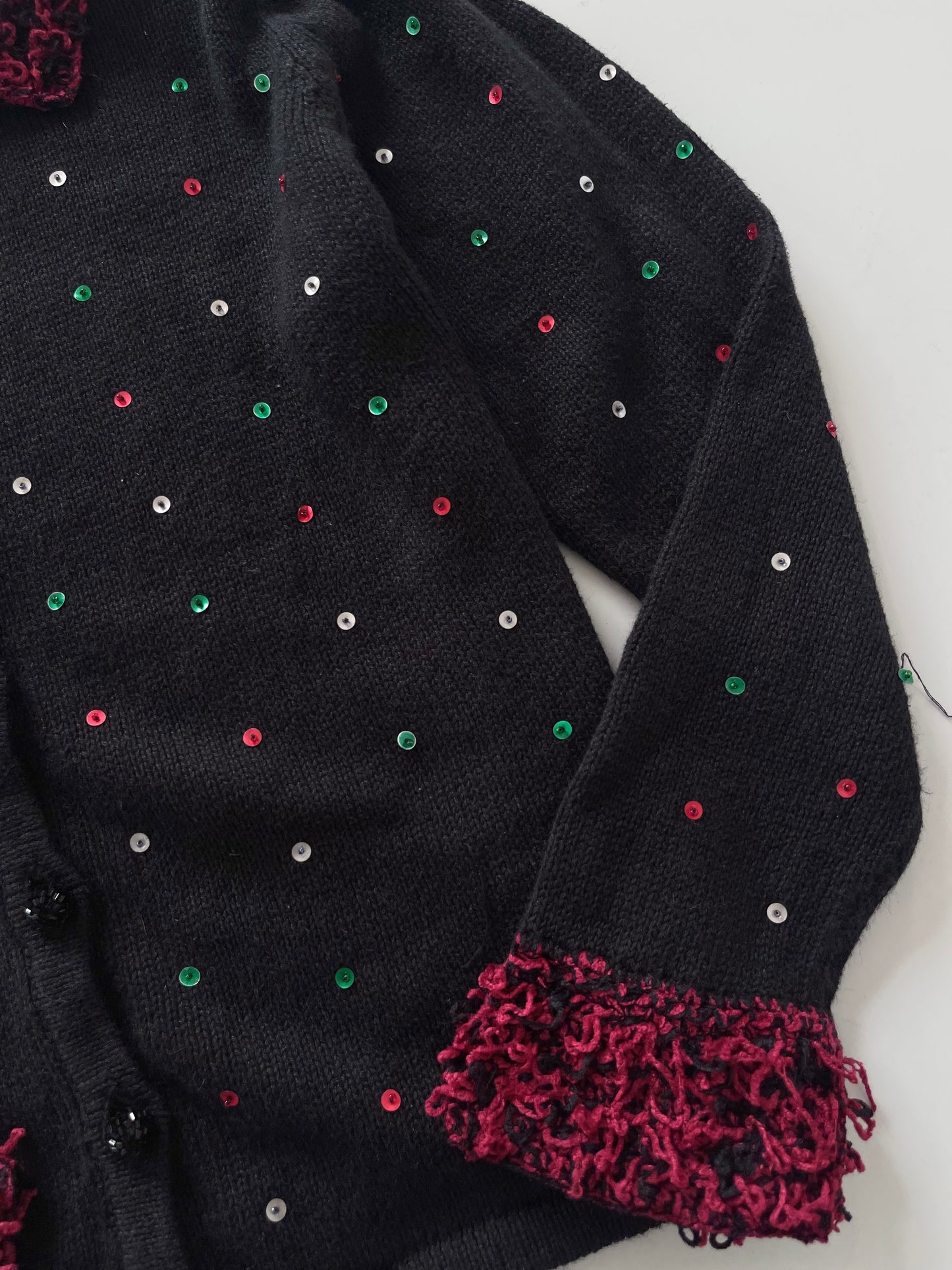 Christopher&Banks Hand Embroidered Cardigan-Bust 42