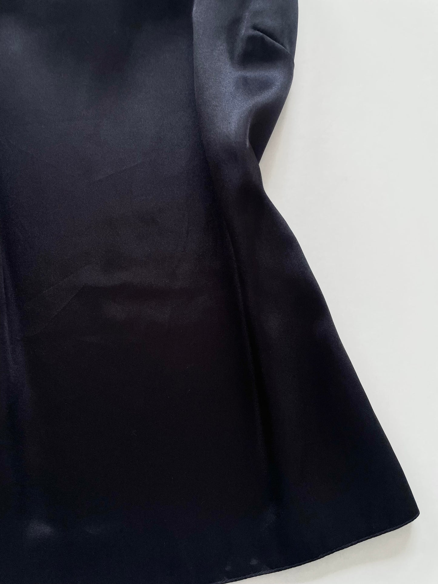 Satin Black Top-Bust 38