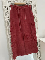 Load image into Gallery viewer, Doubling Vintage Corduroy Skirt -waist 26 to 28