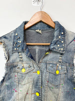Load image into Gallery viewer, Aibeier Denim Vest-Bust 34
