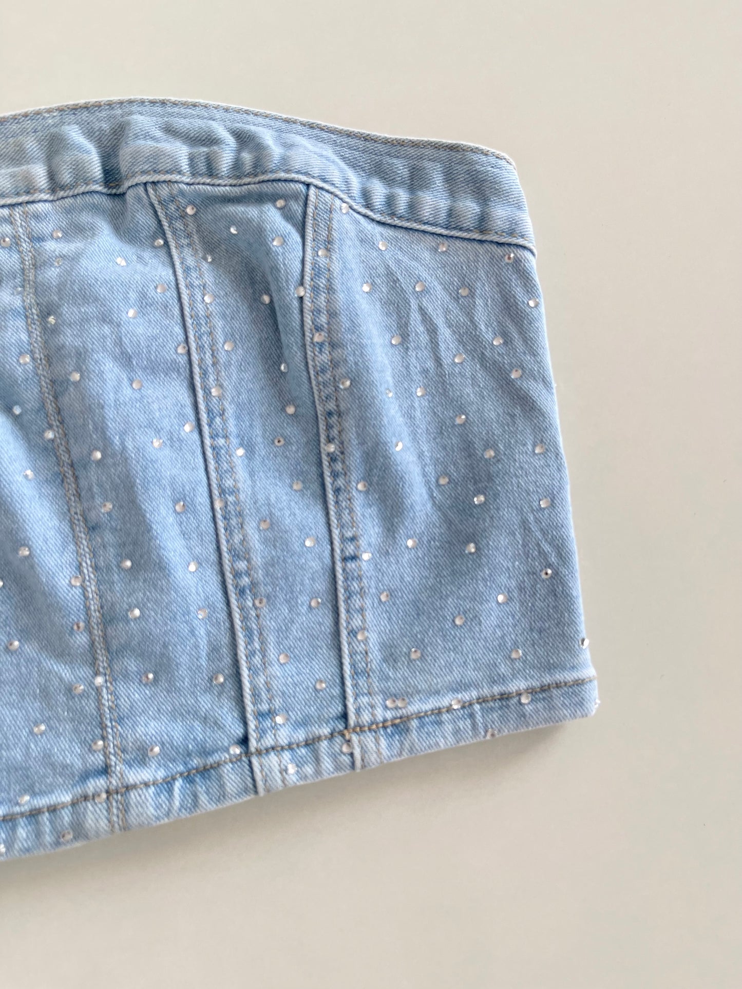 New Cvltr Denim Top-Bust 32
