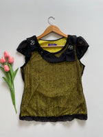 Load image into Gallery viewer, SEQUIN MESH LACE TOP - BUST 34 to 36