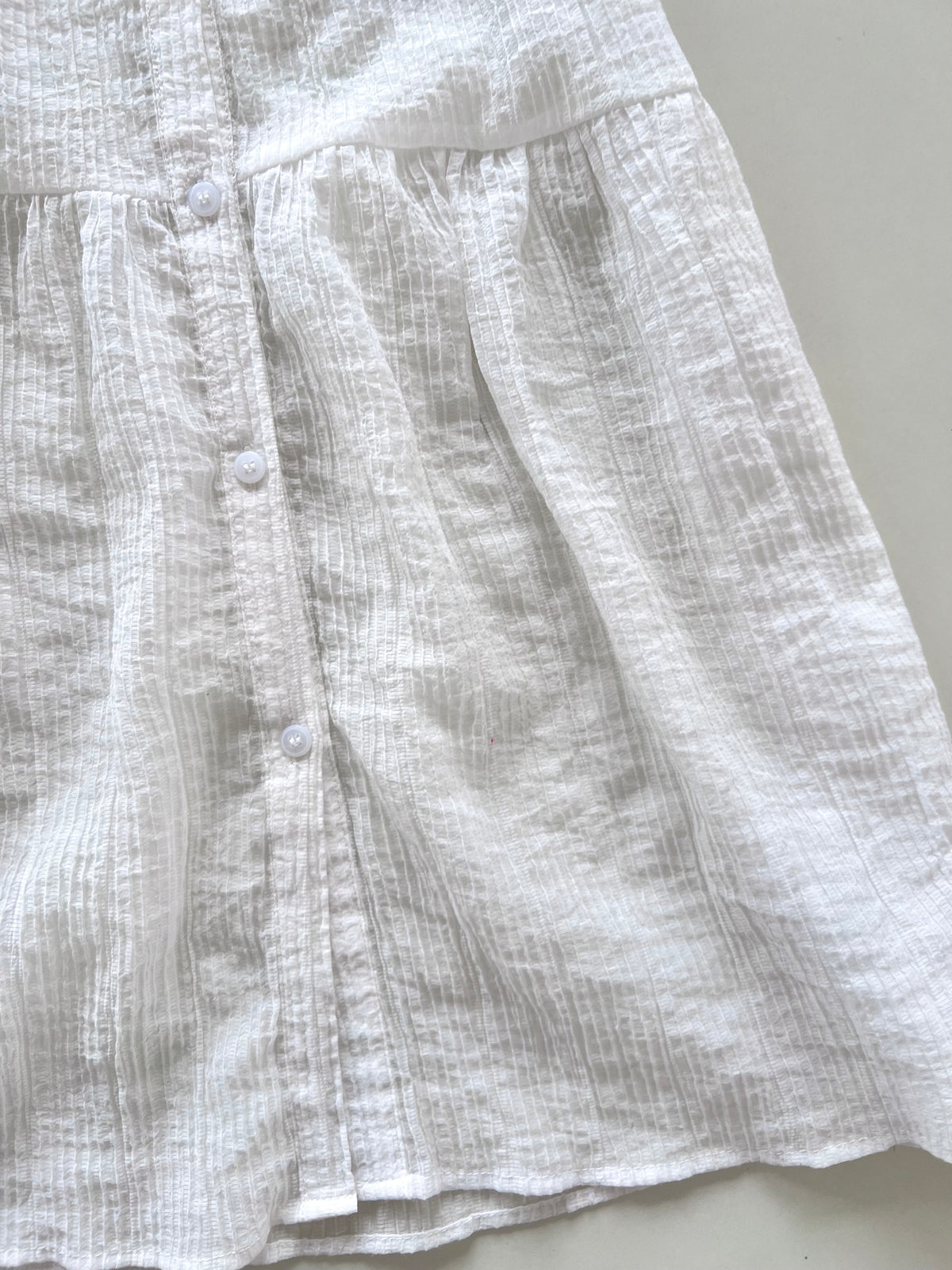 White Sheer Dress-Bust 32 to 34