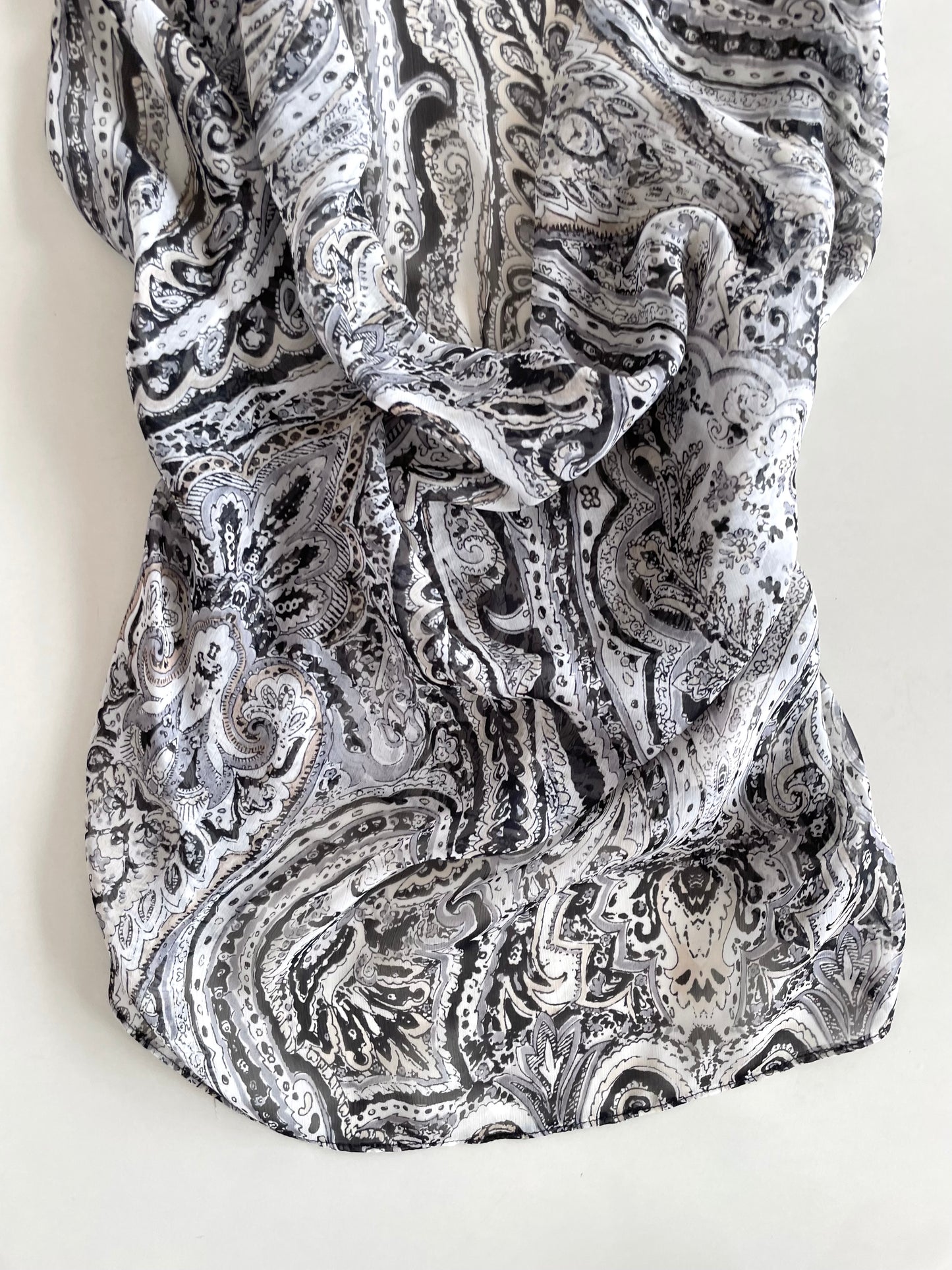 Paisley Sheer Top-Bust 34