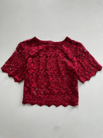 Load image into Gallery viewer, Sheer Lace Top-Bust 34