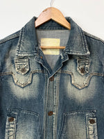 Load image into Gallery viewer, Vintage Denim Vest-Bust 44