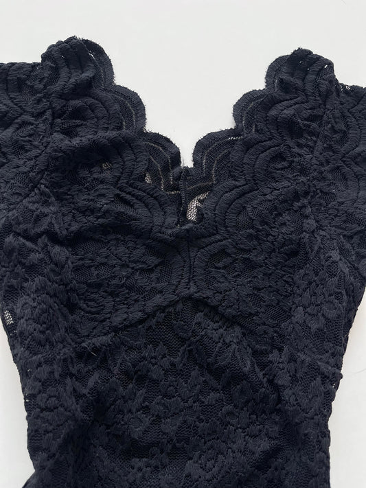 Lace Sheer Top-Bust 34 to 36