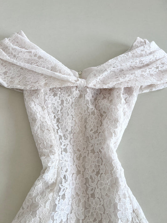 Lace Vintage Dress-Bust 38