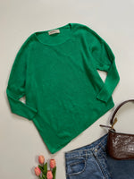 Load image into Gallery viewer, Asymmetric Green Sweater-Bust 36 to 40