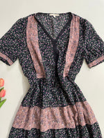 Load image into Gallery viewer, Semi Sheer Printed Dress - Bust 36