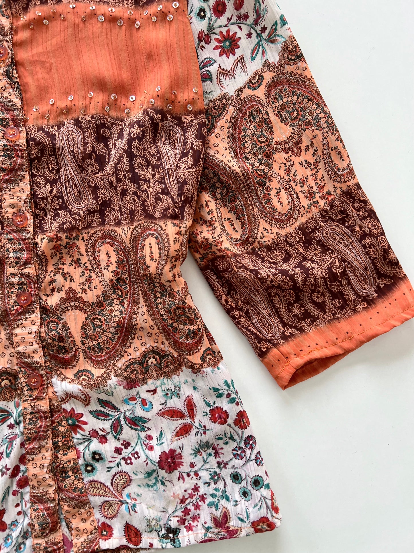 Max & Liu Vintage Sheer Shirt-Bust 40