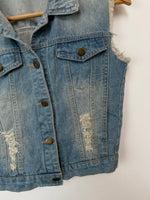 Load image into Gallery viewer, Denim Vest-Bust 34