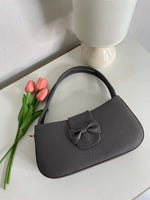 Load image into Gallery viewer, Grey Bow Bag