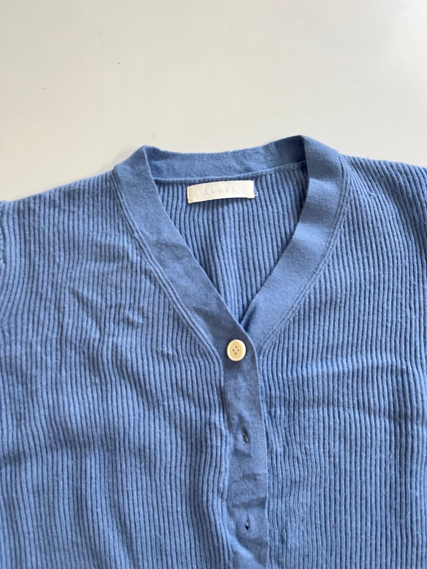 Cluel Blue Sweater Vest - Bust 40 to 42