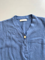 Load image into Gallery viewer, Cluel Blue Sweater Vest - Bust 40 to 42