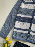 Load image into Gallery viewer, Vintage Hand Embroidered Sweater-Bust 44