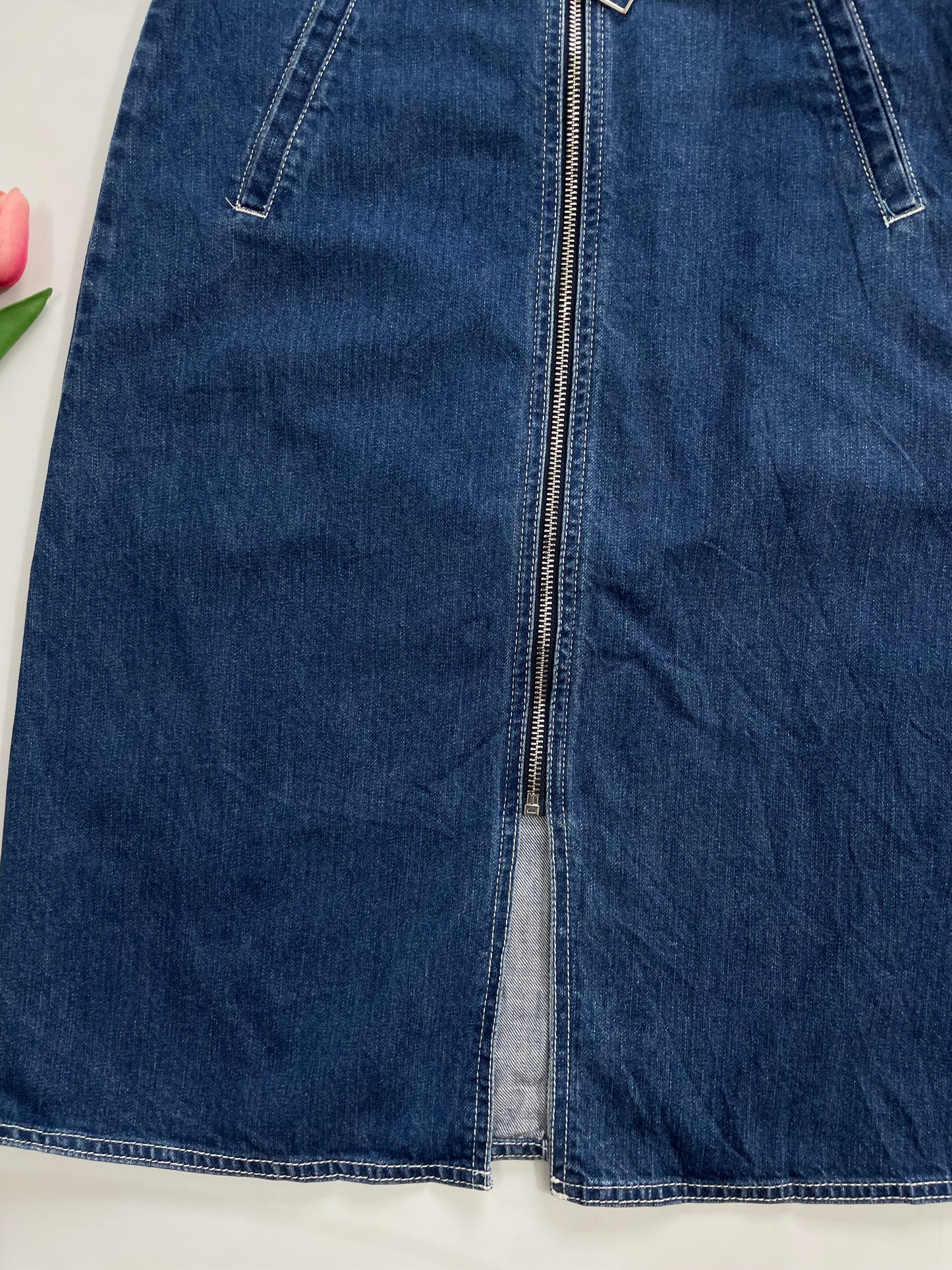 Vero Moda Long Denim Skirt-Waist 26