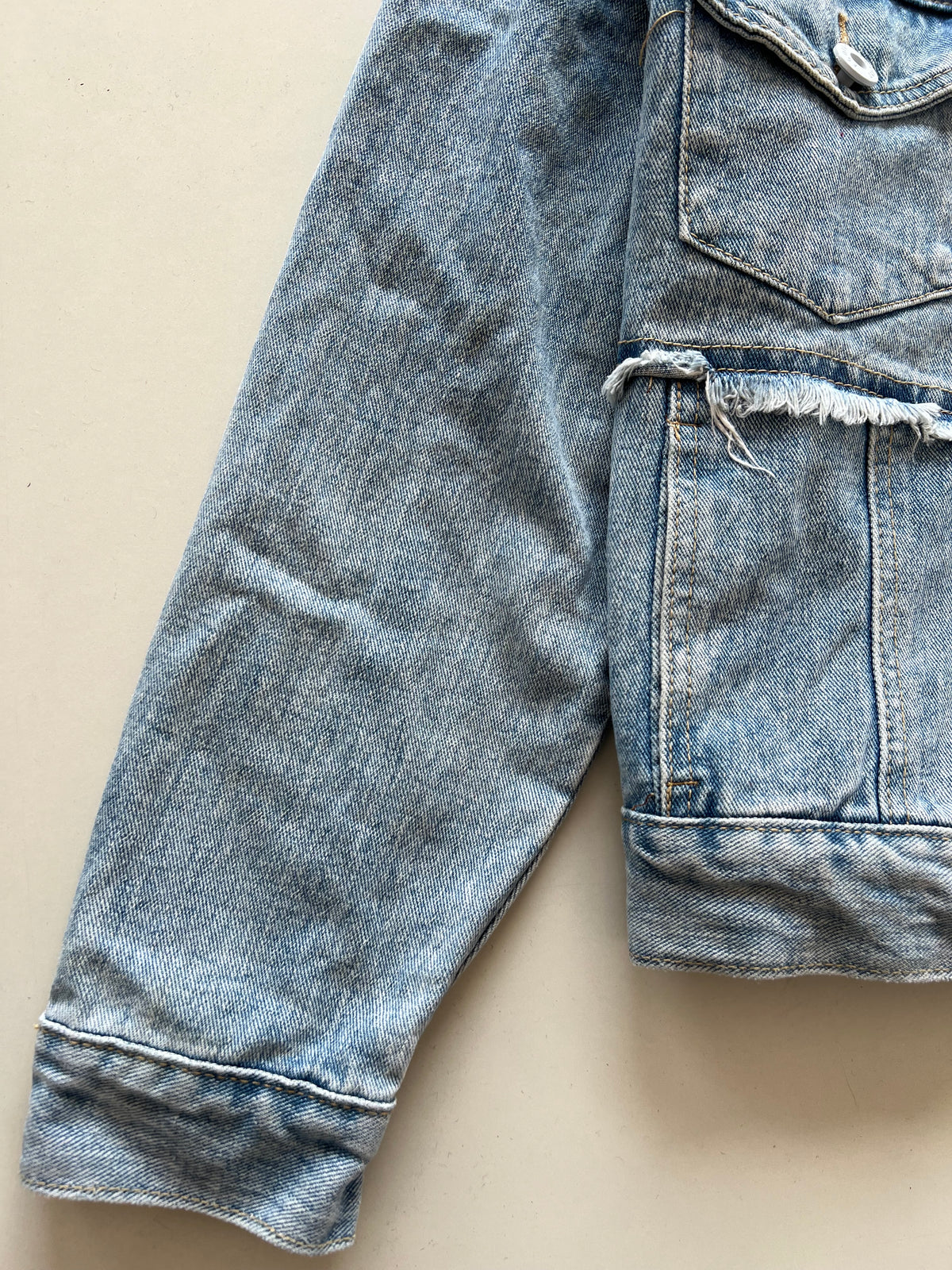 Make Life Independent Denim Jacket-Bust 40