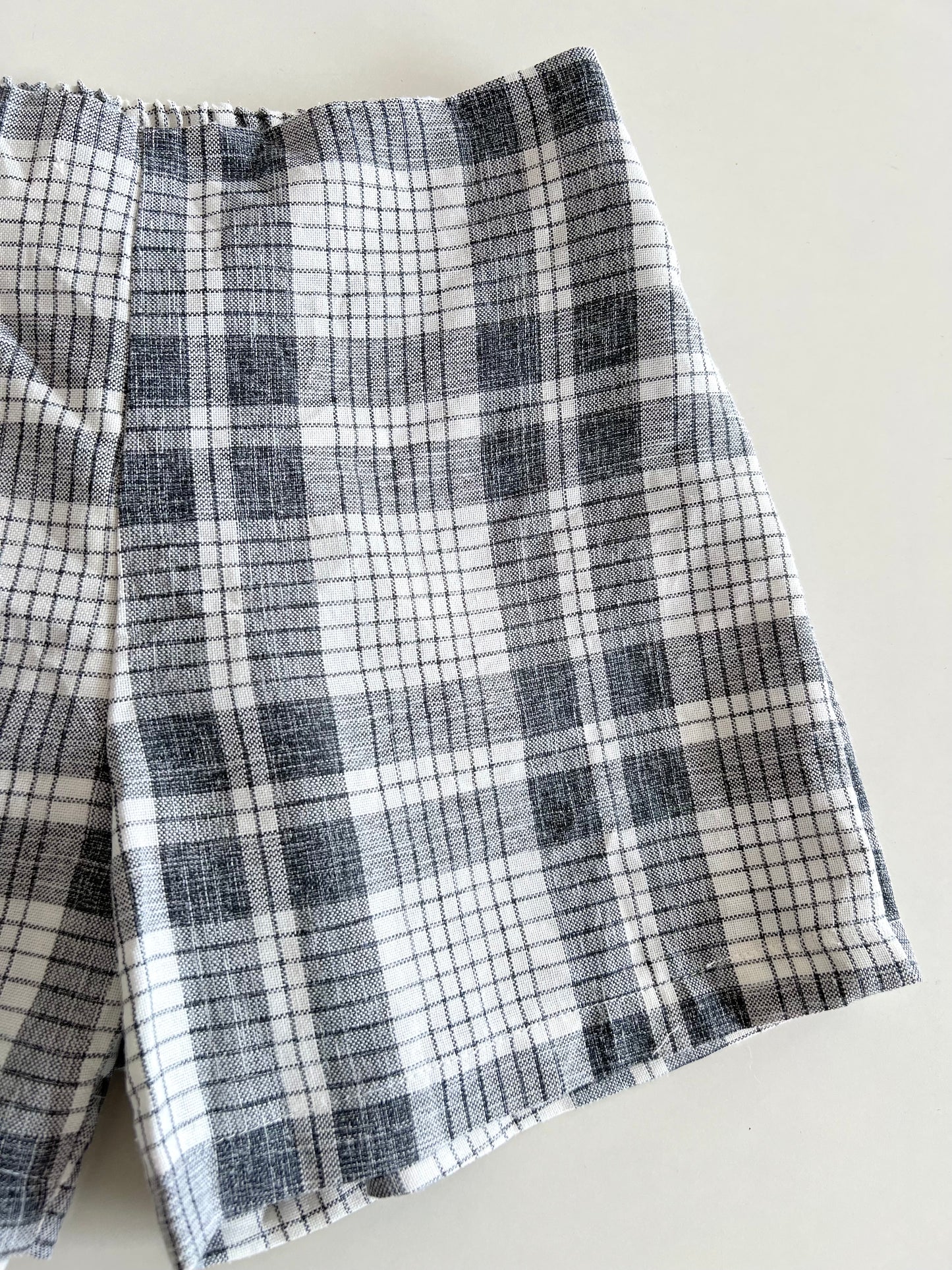 Plaid Shorts-Waist 28 to 32