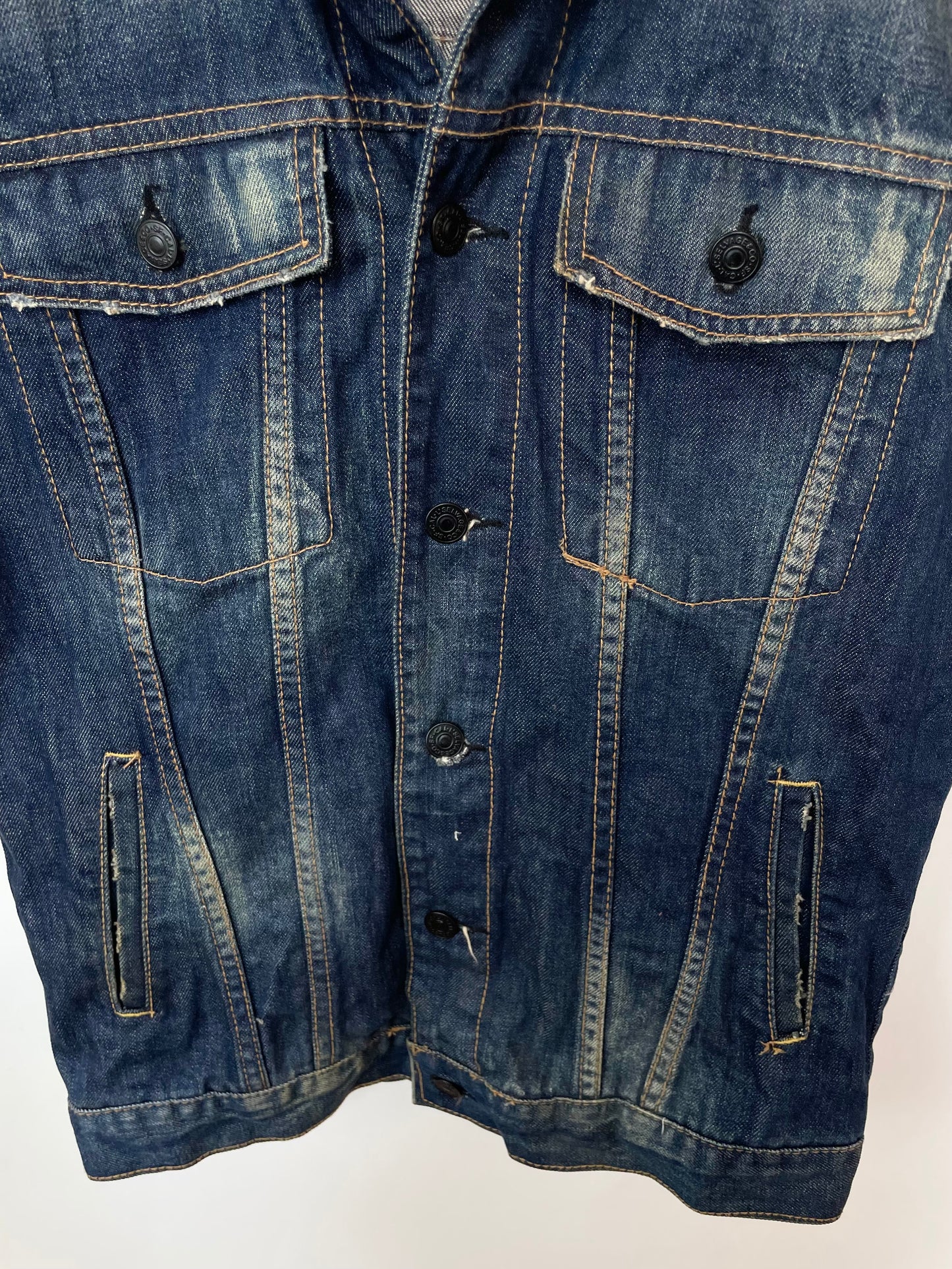Denim Vest-Bust 38