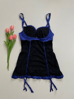 Load image into Gallery viewer, BLACK LACE LINGERIE - BUST 30 TO 32