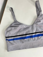 Load image into Gallery viewer, GREY SPORTS BRA - BUST 30 to 34