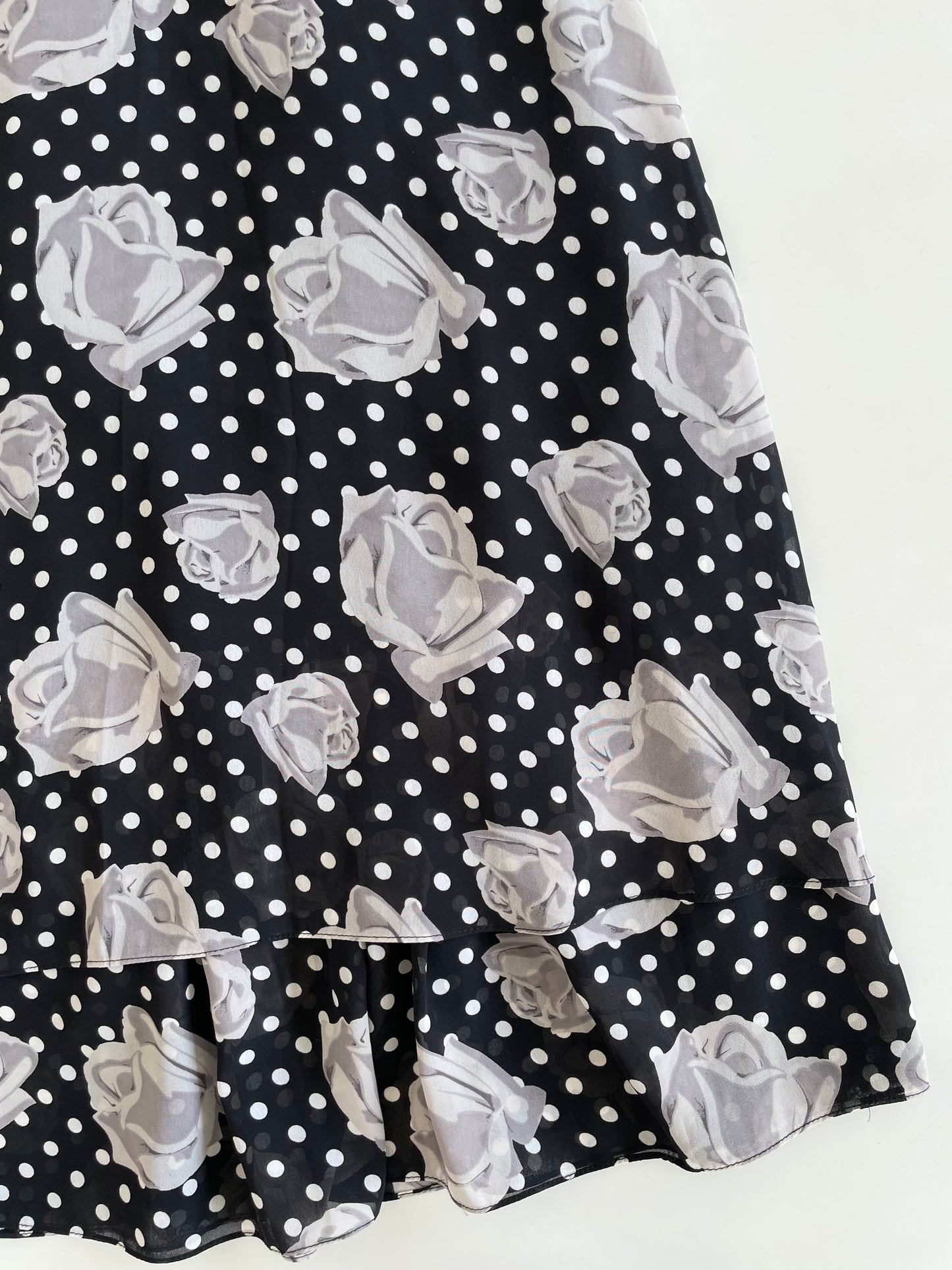 Grey Rose Skirt-Waist 30