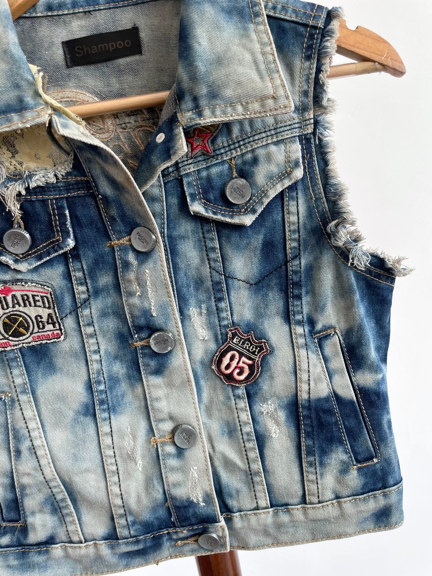 Denim Vest-Chest 32