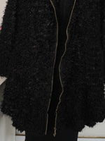 Load image into Gallery viewer, Black Shimmer Fur Jacket-Bust 42