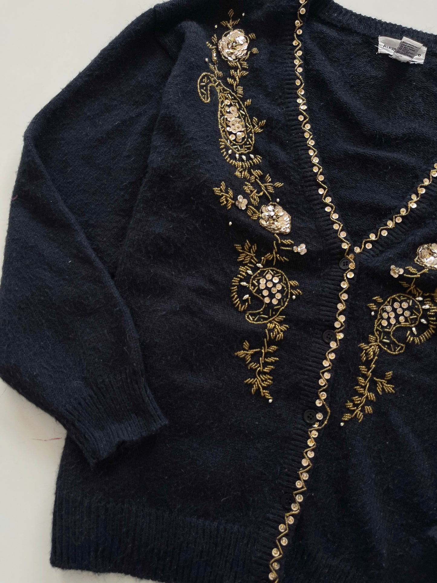 Alfred Dunner Embroidered Sweater-Bust 56