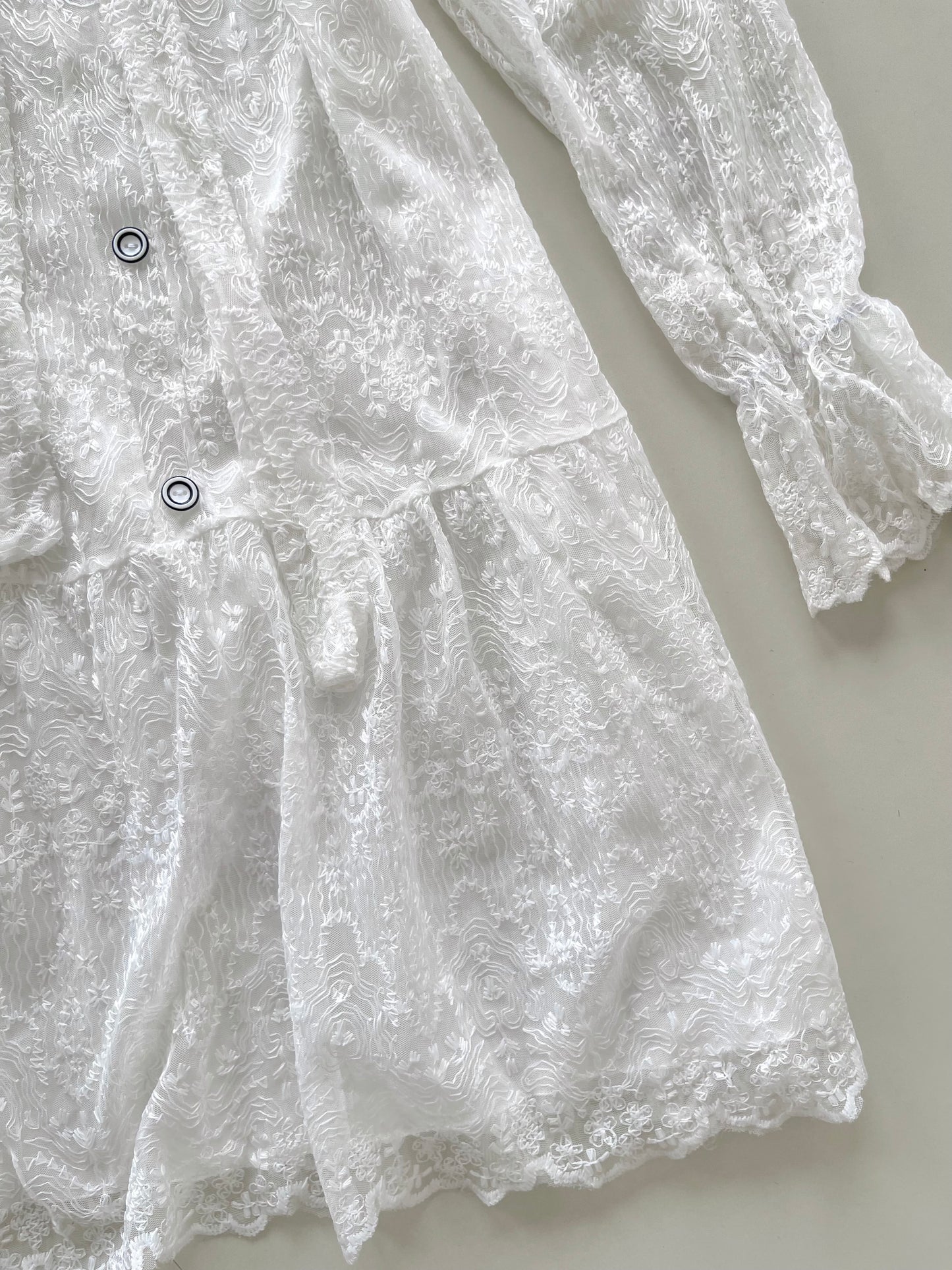 Vintage Lace Dress-Bust 42