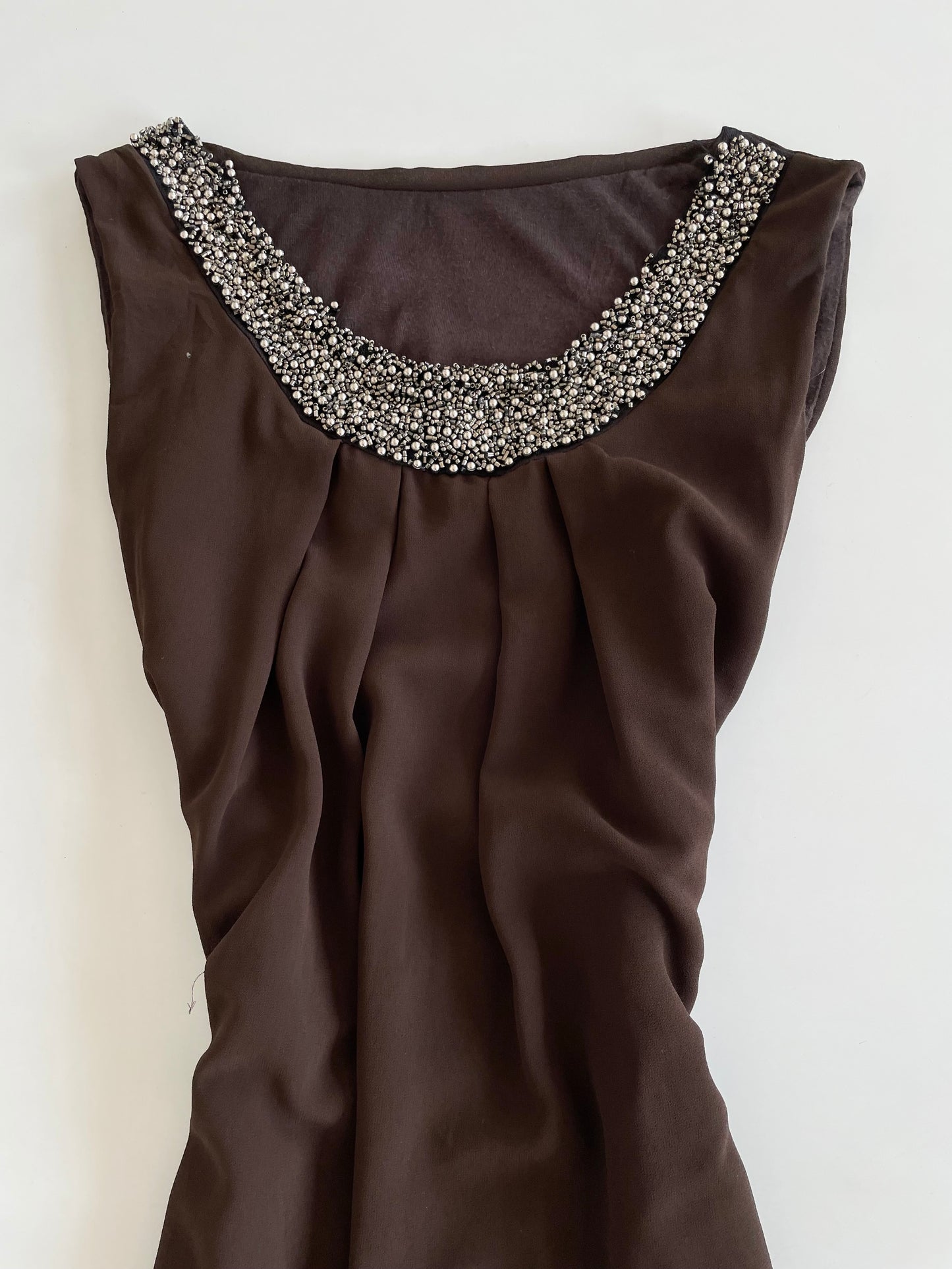 Embroidered Dress-Bust 36