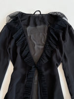 Load image into Gallery viewer, Ruffle Sheer Top-Bust 44