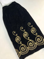 Load image into Gallery viewer, Chenille Embroidered Skirt-Waist 30